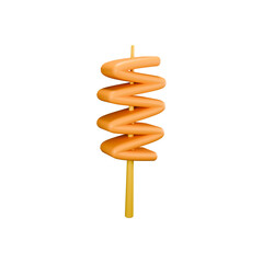 Orange Spiral Skewer