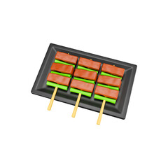 Orange Grilled Plate