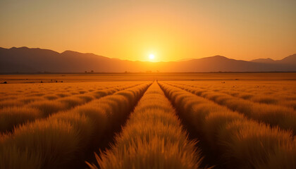 Sunrise and Sunset Views Over a Peaceful River in the Countryside