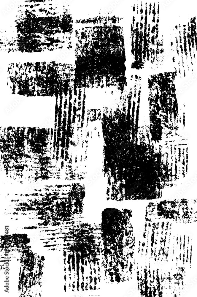 Poster crumpled photocopy style texture with repeated distressed grunge patterns for creative designs