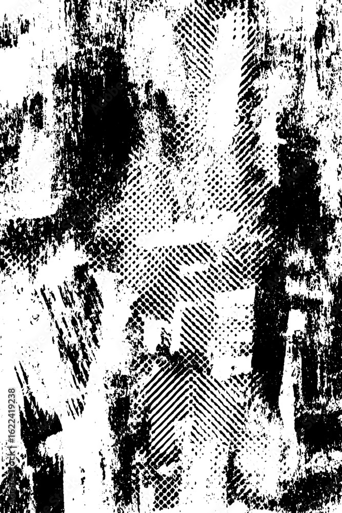 Poster abstract grunge texture with black and white concrete pattern for artistic background and design