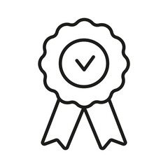 certification ribbon award