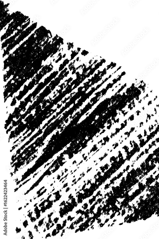 Poster monochrome diagonal grunge texture with distressed lines for creative design