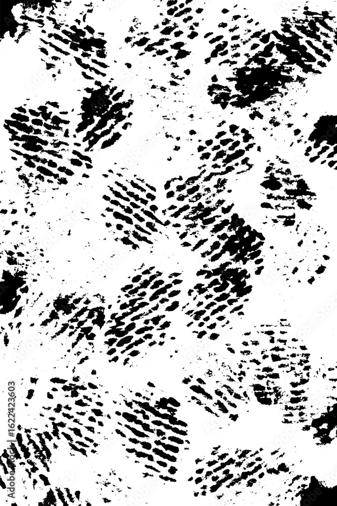 Aufkleber monochrome embryonic structure pattern design for abstract art
