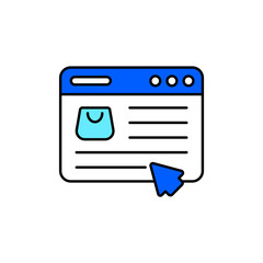 Icon a product page, isolated against a clean background.