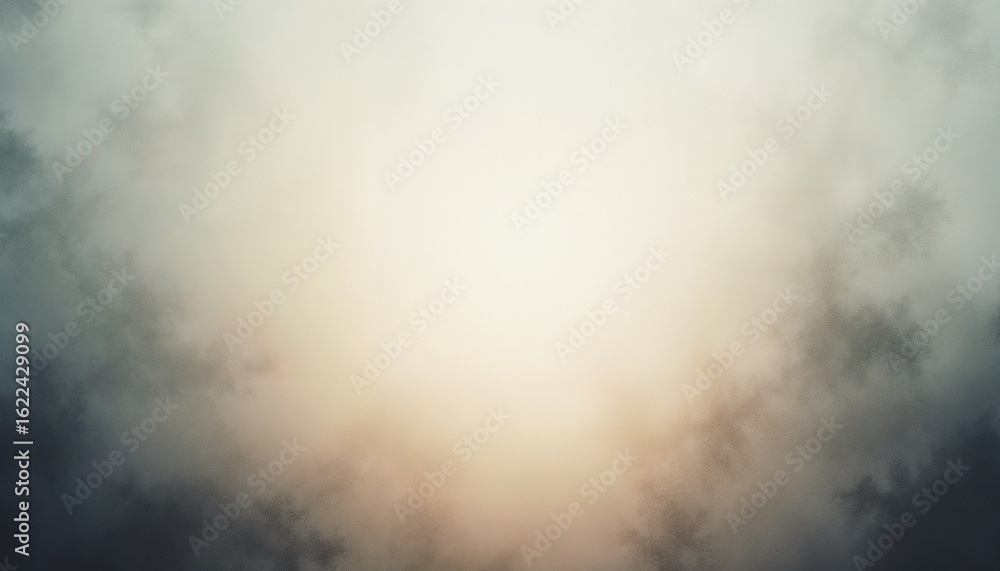Poster abstract numbness theme with smoothed textures and desaturated gradients, empty frame