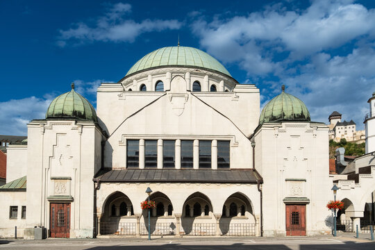 Neologe Synagoge des Berliner  Architekten Richard Scheibner in der Kulturhauptstadt 2026, Trenč&iacute;n, Slowakei