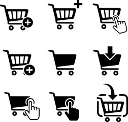 silhouette of add to cart button.eps