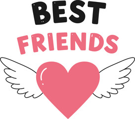 "Best Friends Quotes & Friendship Day Messages | Cute Heart Design"
