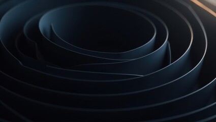 Spiral Layers of Light and Shadow in Infinite Motion