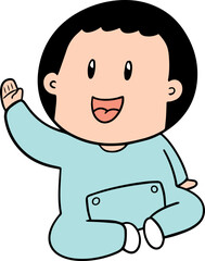 Illustration of baby
