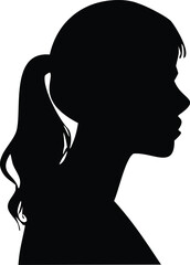 woman  head silhouette