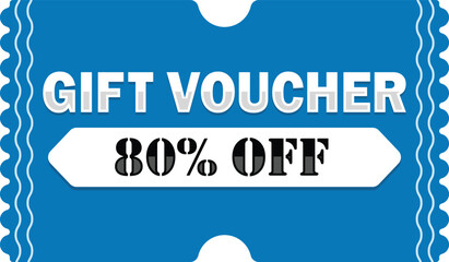 Gift Voucher – 80% Off Blue Coupon Sale