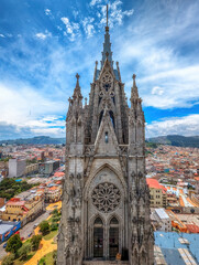 The outlook from Metropolitan Cathedral of Quito