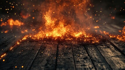 Campfire Elements and Smoke - Subtle campfire flames or larger fires engulfing structures, adding a touch of warmth or destruction to scenes. 