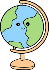 "Hand-drawn school clipart elements featuring cute and colorful educational icons, including books, pencils, chalkboards, backpacks, rulers, and more. Perfect for teachers, students, and educational p