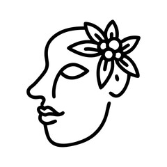 woman head silhouette
