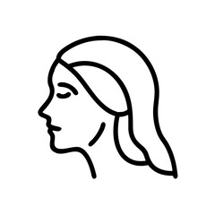 woman face silhouette