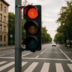 red traffic light