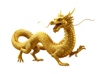 Golden Dragon PNG