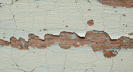 Peeling paint texture on aged wall surface