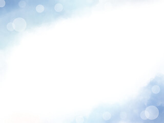 優しい水彩・ブルーグレーのキラキラした背景素材