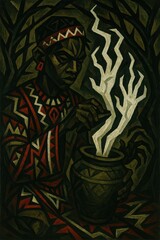 Tribal Sorcerer and Ghostly Hands