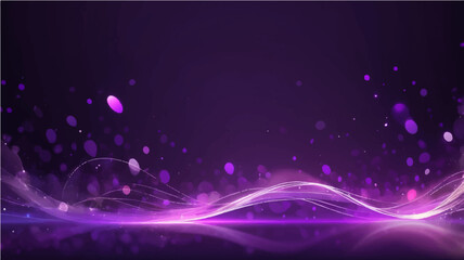 Abstract purple wave background with flowing lines and soft textured design
