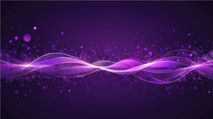 Abstract purple wave background with flowing lines and soft textured design