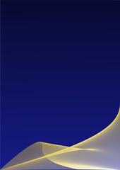 abstract blue wave background with intertwined lines