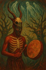 Masked Sorcerer Summons the Dead