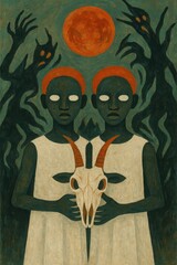 Tribal Priests with Haunted Eyes