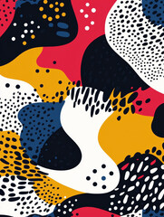 Design, moderne abstrakte Muster, Generative AI