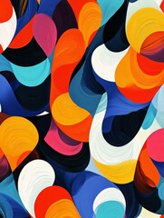 Design, moderne abstrakte Muster, Generative AI