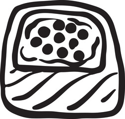 Sushi food ink Japanese cuisine	

