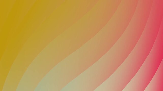 Abstracts Soft gradient background animation with flowing curves of yellow, pink, and beige colors that moves slowly
