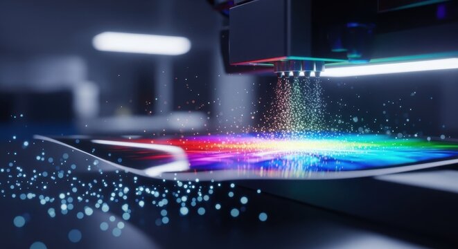 Inkjet technology in quantumdot display production enabling ultrathin flexible and energyefficient screens with intense color fidelity.