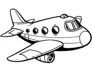 Childrens coloring book fun airplane adventures for kids