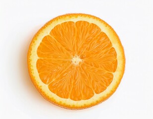 Juicy Orange Slice A Vibrant Cross Section of Fresh Citrus Fruit
