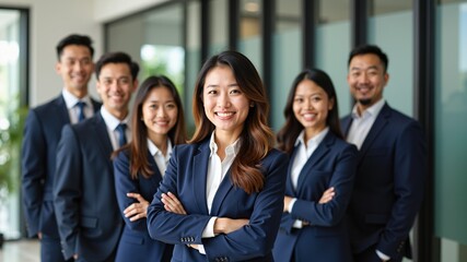 Fototapeta premium Malaysian business team 