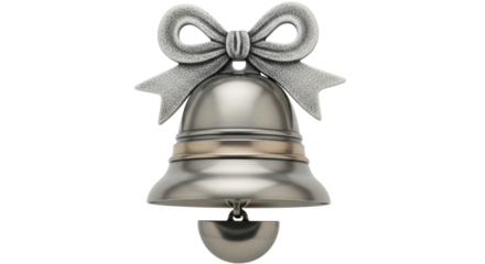 Isolated Christmas Bell Ornament
