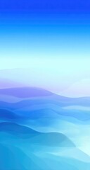 Obraz premium Blurry blue and purple landscape, soft hues