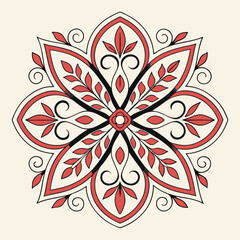 vector floral ornament