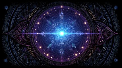 Intricate Cosmic Mandala
