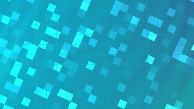 Arctic Blue Dynamic teal background with pixelated blocks and grid lines creating a modern digital texture effect.