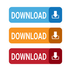 download button icon for website and ui design