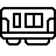 Vector of PC RAM Outline Icon