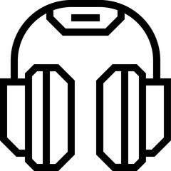 Vector of Gaming Headphone Outline Icon