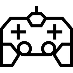 Vector of Gamepad Outline Icon