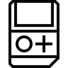 Vector of Game Console Outline Icon